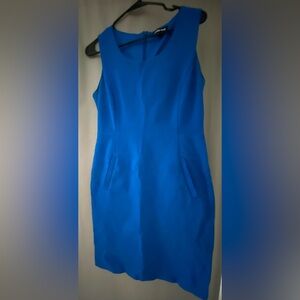 Lands' End Vibrant Blue Mini Dress